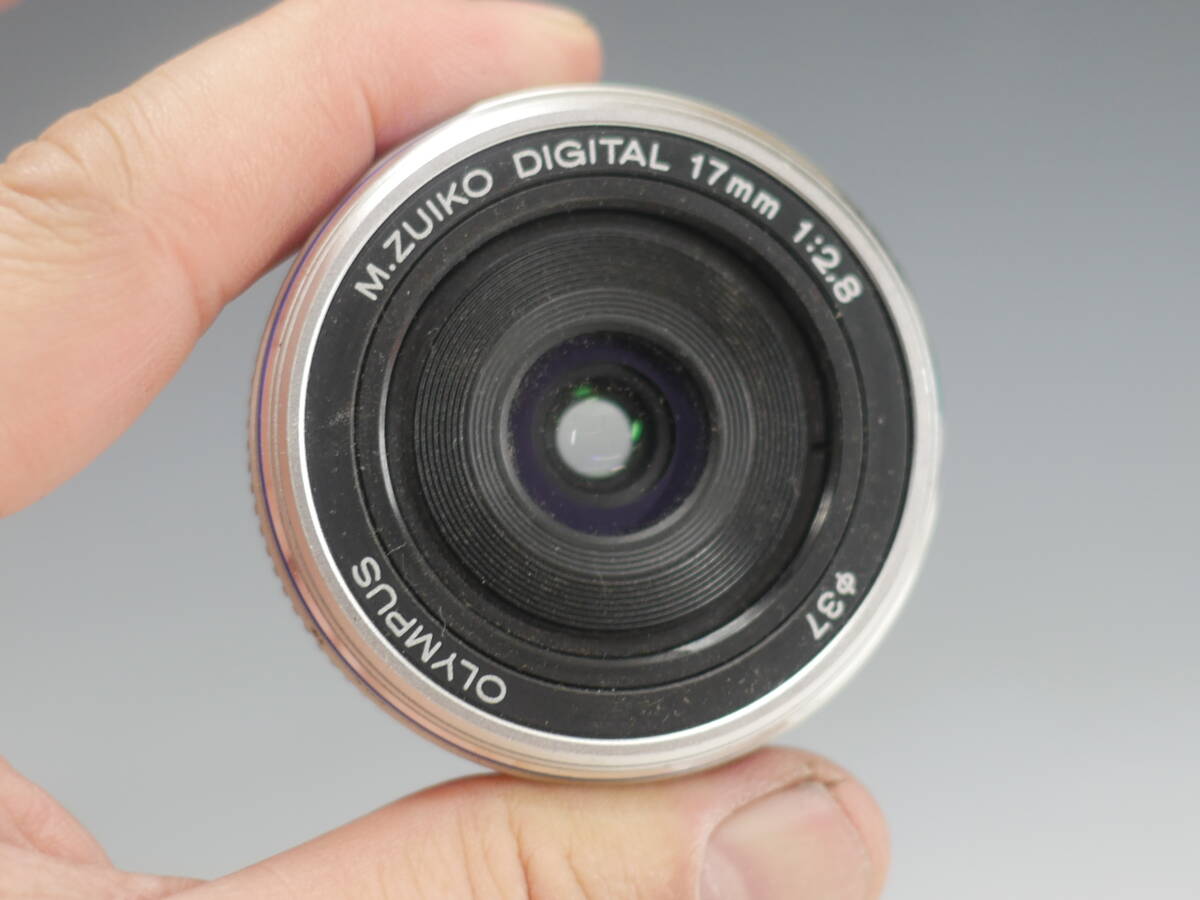 *OLYMPUS M.ZUIKO DIGITAL 17mm 1:2.8 wide-angle pancake lens USED goods Olympus micro four sa-z