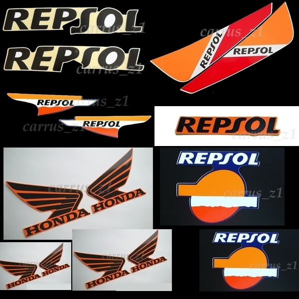 送料無料 ホンダ 純正 ステッカー[レプソル REPSOL] 左右セット 260mm CBR650F CBR250R CBR125R CRF150R CRF250 CB125Rの画像4