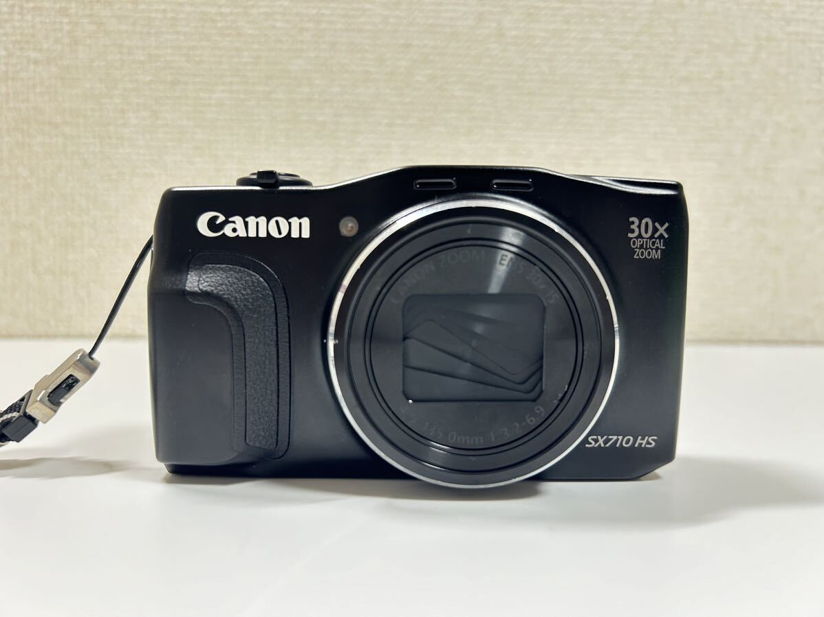 Canon キャノン PowerShot SX710 HS ブラックWi-Fi 光学30倍ズーム 動作未確認 ジャンク 【中古品】_画像1