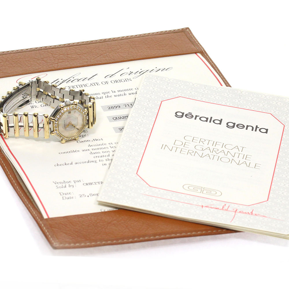  Gerald Genta Gerald Genta 2899 711 AGN retro фэнтези бриллиантовая оправа кварц женский с гарантией ._807558