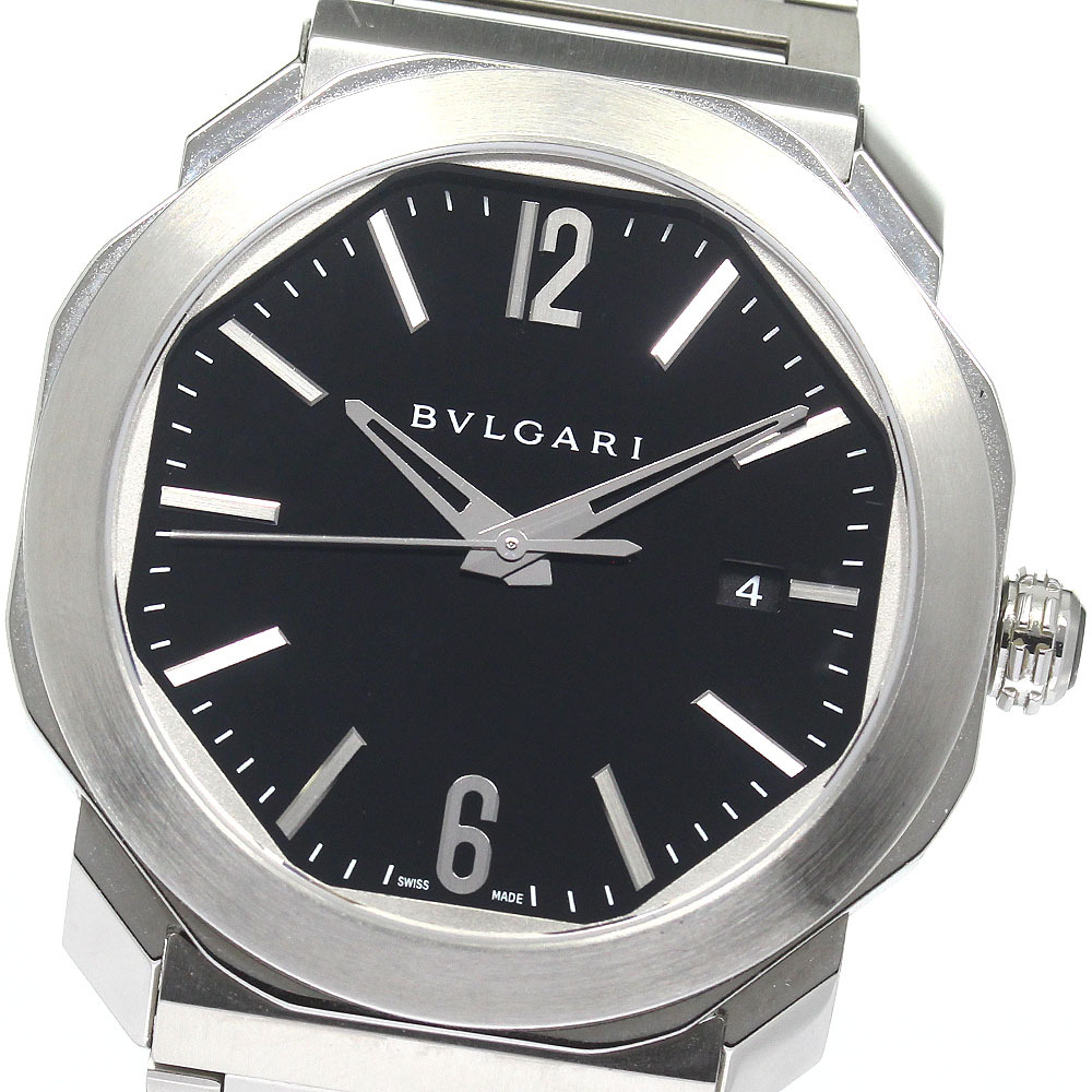 BVLGARY BVLGARI OC41S Okt Date самозаводящиеся часы мужской с гарантией ._814378