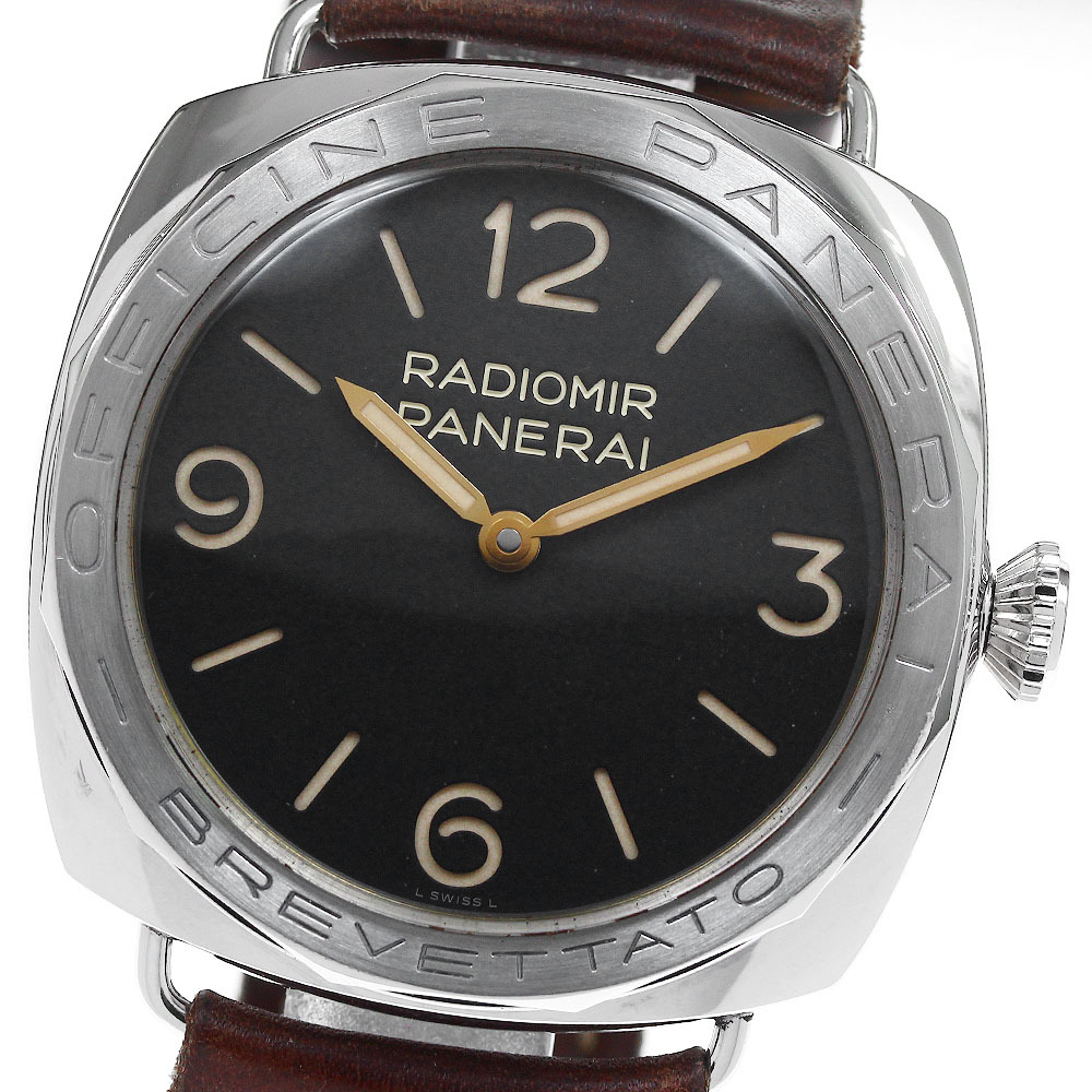 パネライ PANERAI PAM00685 ラジオミール 3Days アッチャイオ 手巻き メンズ _816485_画像1