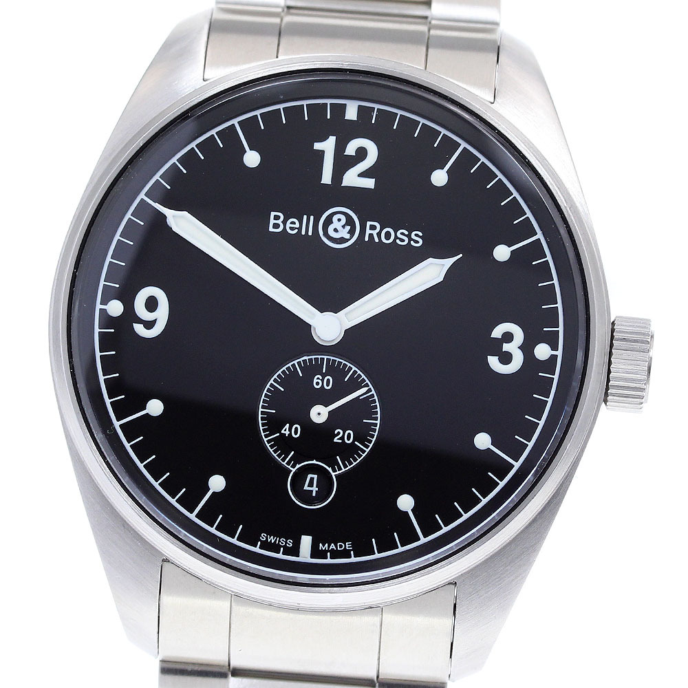 ベル＆ロス Bell＆Ross 123 BR123 ヴィンテージ デイト 自動巻き メンズ 良品 保証書付き_816830_画像1