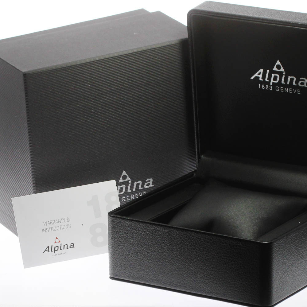 アルピナ Alpina AL-372BMLY4FBS6 スタータイマー ビッグデイト クロノグラフ クォーツ メンズ 未使用品 箱・保証書付き_684335_画像2