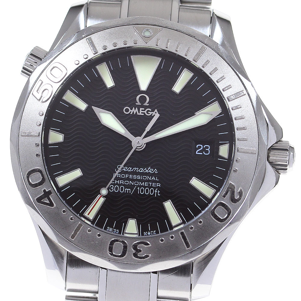 オメガ OMEGA 2230.50 シーマスター 300 WGベゼル デイト 自動巻き メンズ _816054_画像1