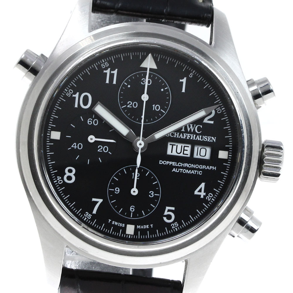 IWC SCHAFFHAUSEN IW371303 ドッペルクロノ デイデイト 自動巻き メンズ _817454_画像1