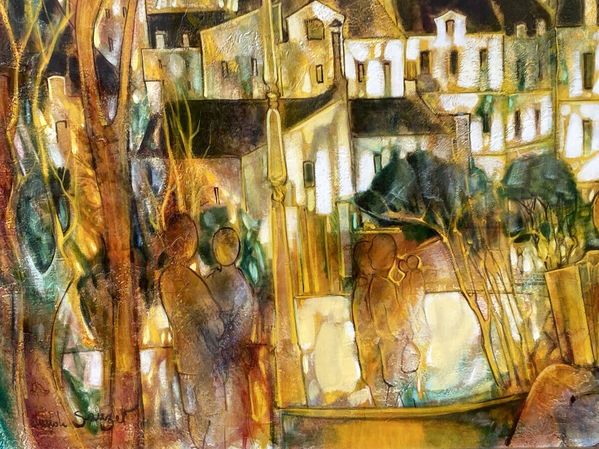 フランス人画家　クロード・ソゼ　Claude Sauzet　12F　■真作保証■_画像10