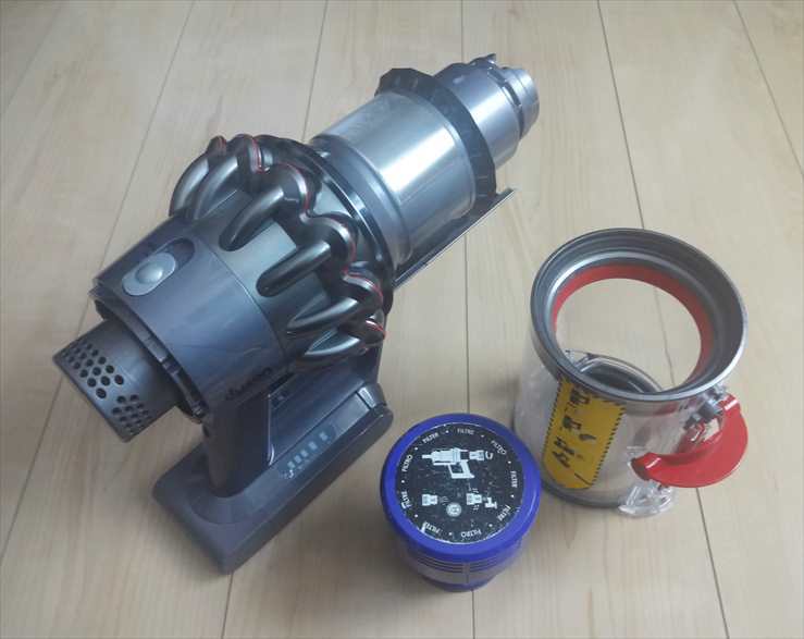 ■中古動作品■可能な限り分解清掃除菌済み■ダイソン・Dyson・コードレス掃除機・V10：SV12・バッテリー切れ■_画像10