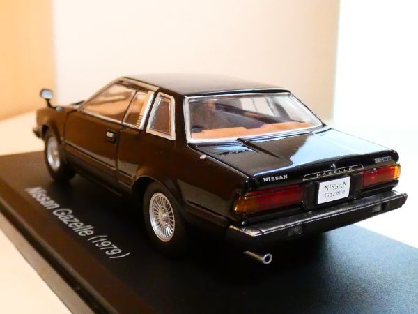 国産名車コレクション 1/43 日産 ガゼール nissan gazelle 1979 黒 アシェット シルビア 旧車 クラシックカー ミニカー ＴA_画像2