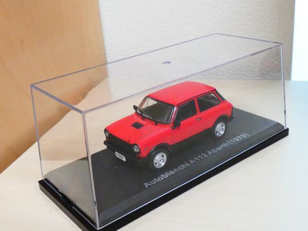 国産名車コレクション 1/43 アウトビアンキ Autobianchi Ａ112 アバルト 1979 赤 アシェット 旧車 クラシックカー ミニカー ＴA_画像7