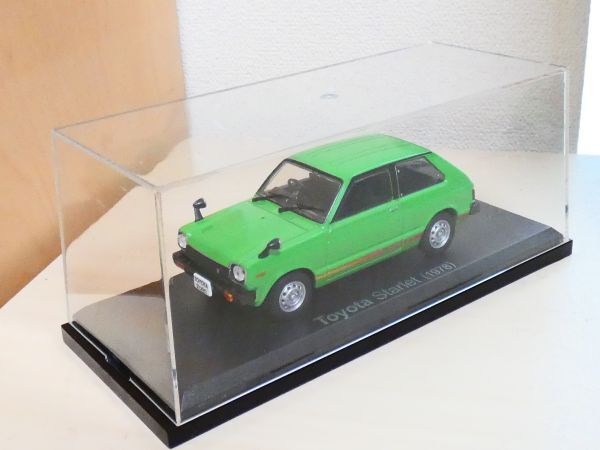 国産名車コレクション 1/43 トヨタ スターレット toyota starlet 1978 ② アシェット 旧車 クラシックカー ミニカー ＴAの画像7