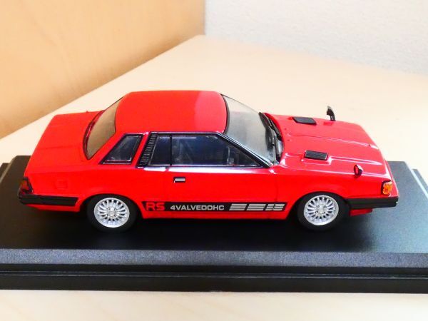 国産名車コレクション 1/43 日産 シルビア nissan silvia DOHC RS 1982 赤 アシェット 旧車 クラシックカー ミニカー Ｔ1_画像4