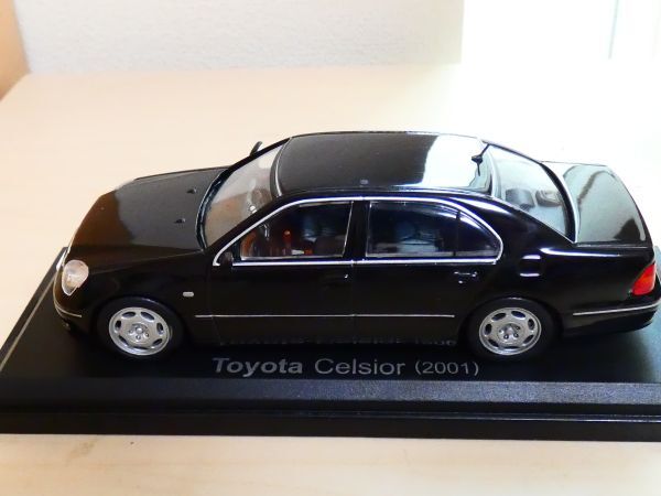 国産名車コレクション 1/43 トヨタ セルシオ toyota celsior 2001 黒 アシェット 旧車 クラシックカー ミニカー Ｔ1_画像3