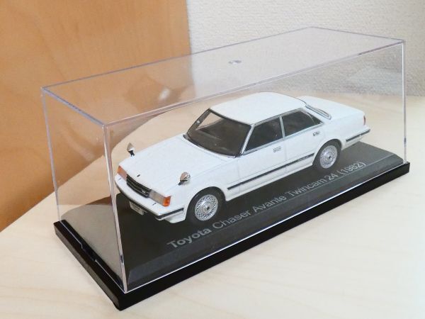 国産名車コレクション 1/43 トヨタ チェイサー アバンテ ツインカム24 1982 白 アシェット 旧車 toyota chaser ミニカー Ｔ1_画像7