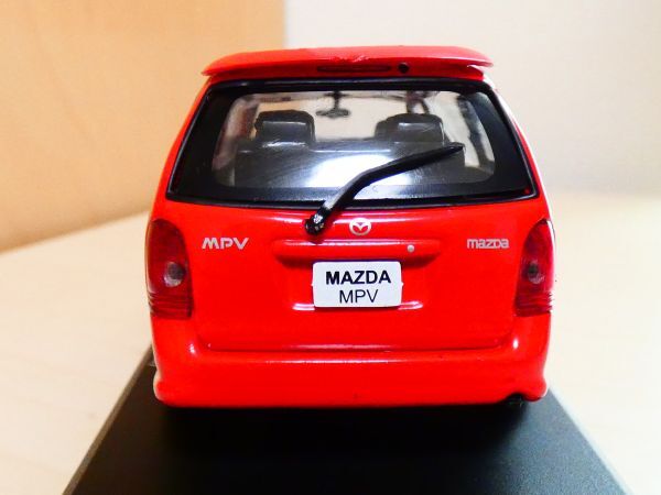 国産名車コレクション 1/43 MAZDA マツダ MPV 2002 赤 アシェット 旧車 クラシックカー ミニカー Ｔ1_画像6