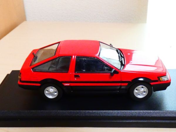 国産名車コレクション 1/43 トヨタ カローラ レビン 1983 赤 ハチロク AE86 TOYOTA Corolla Levinアシェット 旧車 ミニカー Ｔ1_画像6