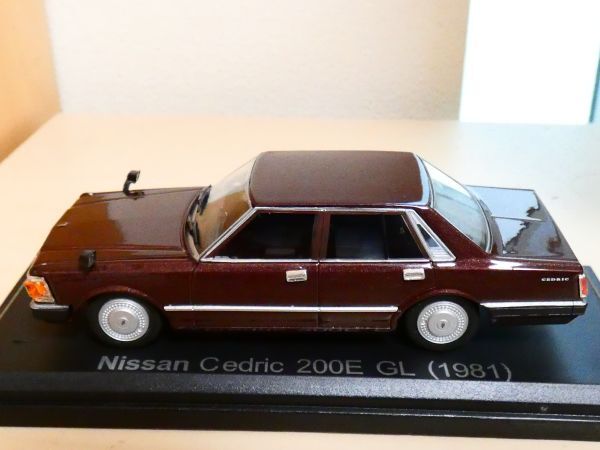 国産名車コレクション 1/43 日産 セドリック Nissan Cedric 200E GL 1981 アシェット 旧車 クラシックカー ミニカー 303_画像3