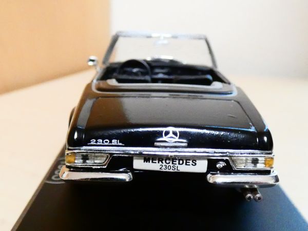 国産名車コレクション 1/43 メルセデス ベンツ Mercedes-Benz 230SL 1963 黒 アシェット 旧車 クラシックカー ミニカー 303_画像6