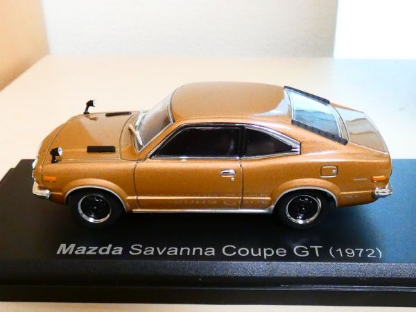 国産名車コレクション 1/43 マツダ サバンナ クーペ ＧＴ 1972 ② アシェット 旧車 クラシックカー ミニカー 303_画像6