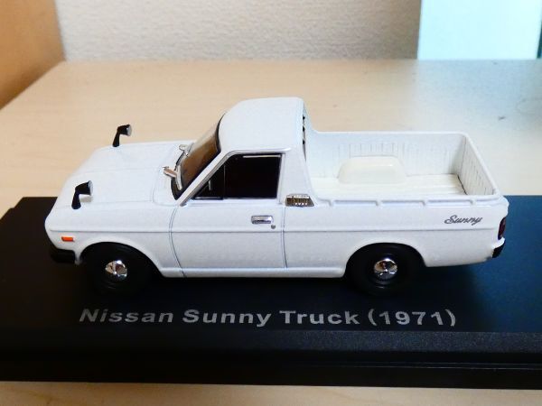 国産名車コレクション 1/43 日産 サニー トラック 1971 nissan sunny truck 白 アシェット 旧車 クラシックカー ミニカー 303_画像3