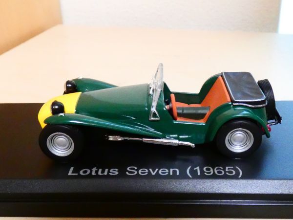 国産名車コレクション 1/43 ロータス セブン lotus seven 1965 アシェット 旧車 クラシックカー ミニカー 303_画像3
