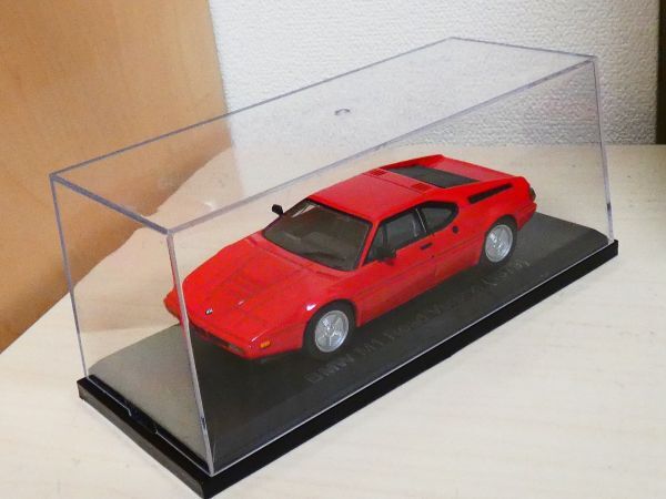 国産名車コレクション 1/43 BMW M1 ロードバージョン 1979 赤 アシェット 旧車 クラシックカー ミニカー 303_画像7