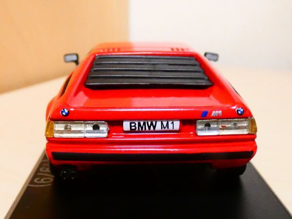 国産名車コレクション 1/43 BMW M1 ロードバージョン 1979 赤 アシェット 旧車 クラシックカー ミニカー 303_画像6