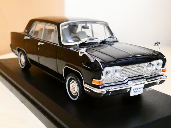 国産名車コレクション 1/43 三菱 デボネア A30 1964 黒 アシェット 旧車 クラシックカー ミニカー 303_画像1