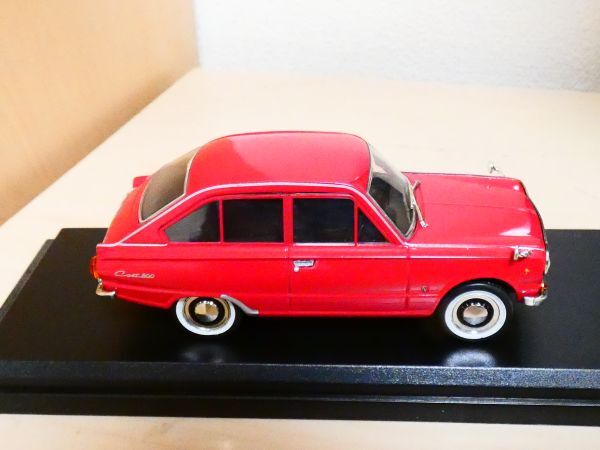 国産名車コレクション 1/43 三菱 コルト 800 1965 赤 アシェット 旧車 クラシックカー ミニカー 303_画像4