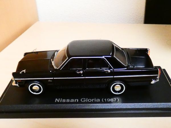 国産名車コレクション 1/43 日産 グロリア 1967 黒 アシェット 旧車 クラシックカー ミニカー 303_画像3