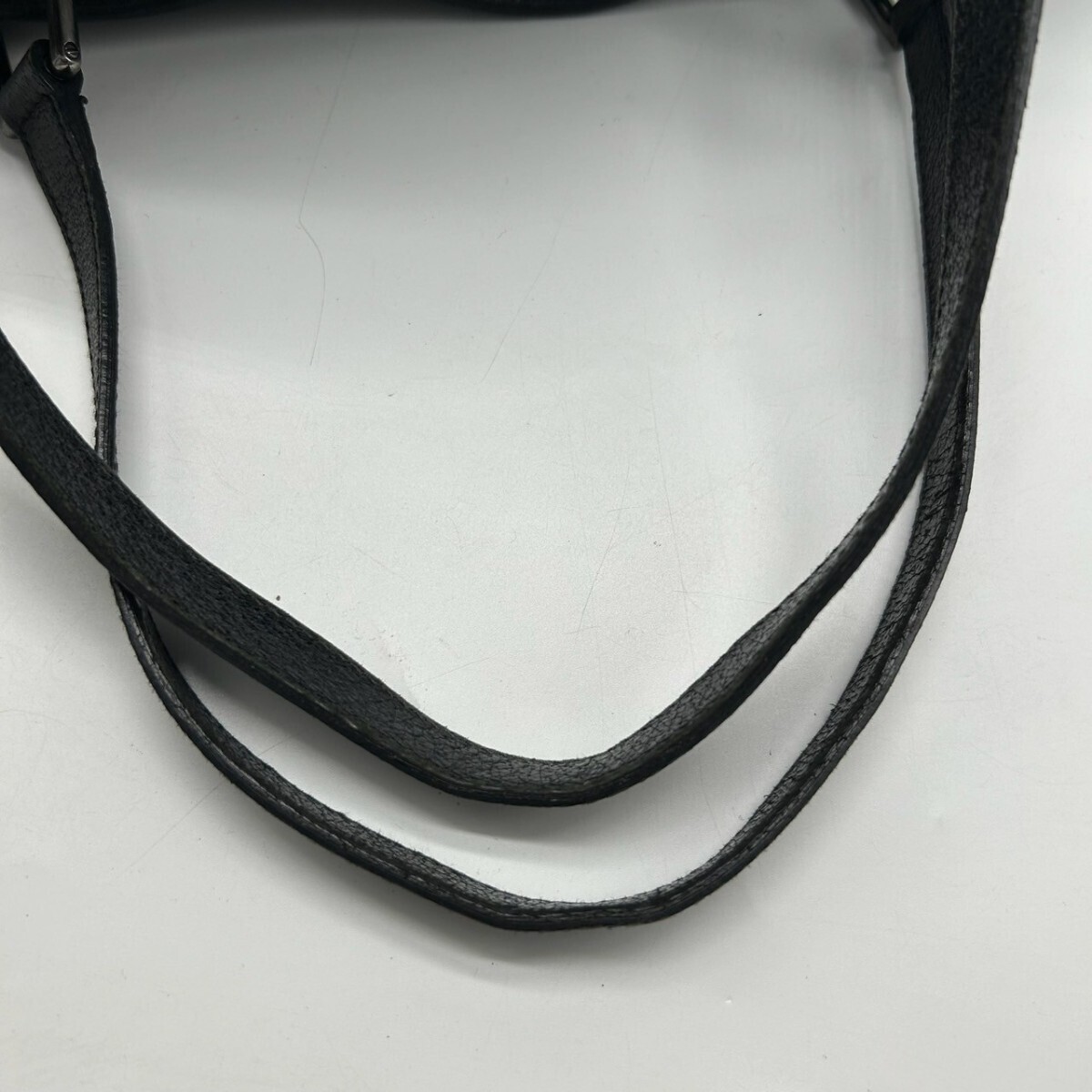 1円◆美品◆A4◎ グッチ GUCCI トートバッグ ハンドバッグ ショルダーバッグ GG柄 キャンバス ビジネス メンズ 黒 ブラック レザー 本革 鞄_画像7