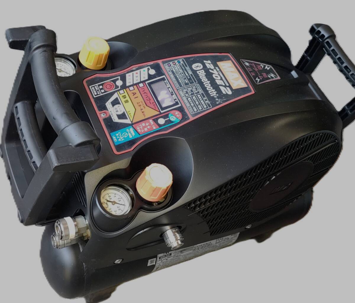 修理済み部品交換 マックスAK-HL1270E2高圧/常圧コンプレッサー 修理済み部品交換 マックスAK-HL1270E2高圧/常圧コンプレッサー