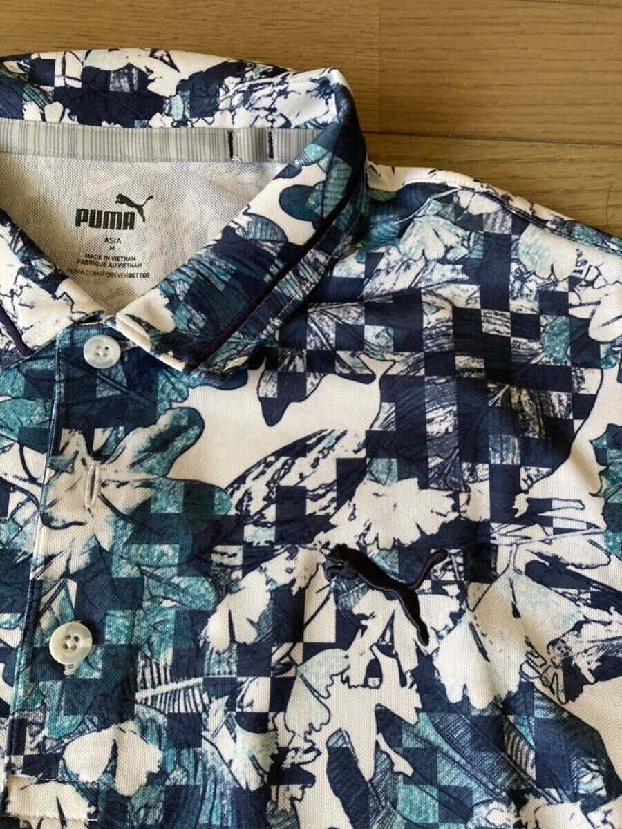  polo-shirt with short sleeves total pattern golf Puma aloha shirt 