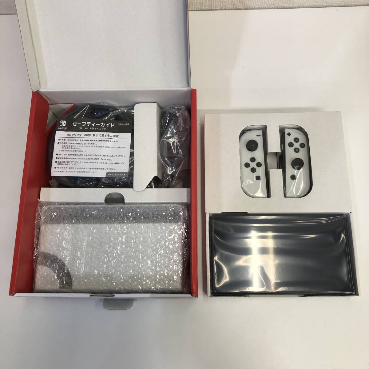 【1円スタート!/未使用】Nintendo switch ニンテンドースイッチ 本体 有機EL ホワイト 保証印・レシート有 任天堂 G240506-50_画像8