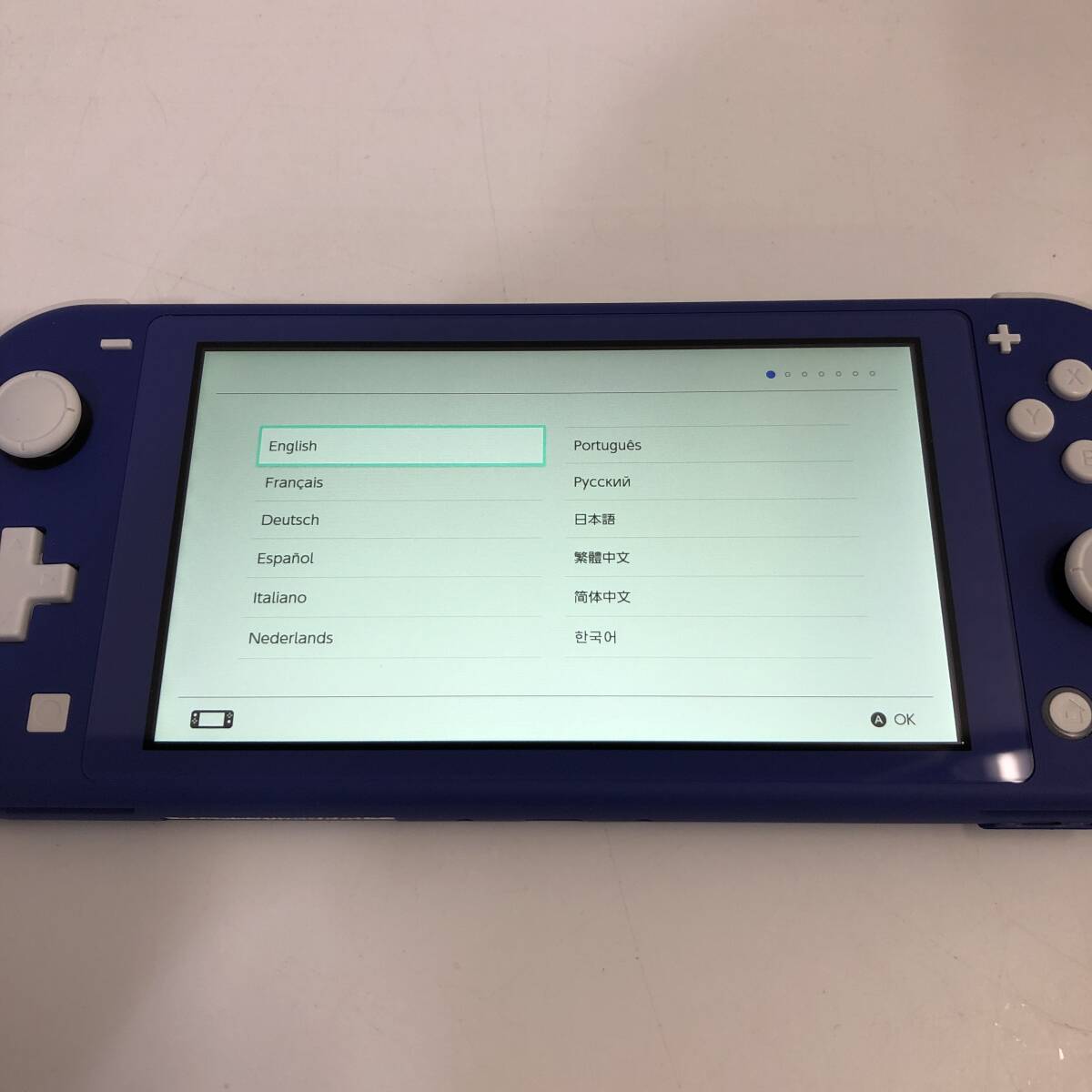 1円スタート! Nintendo switch lite ニンテンドースイッチライト ブルー 初期化済 起動確認済 任天堂 G240513-52_初期化済