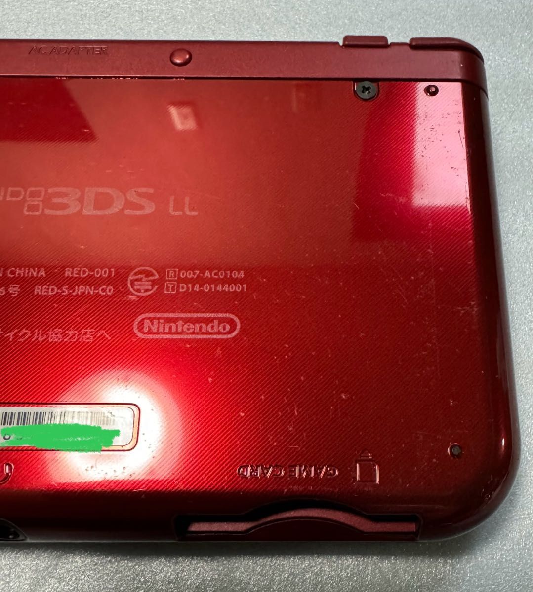 【正常動作品】 Newニンテンドー3DS LL メタリックレッド NEW Nintendo 3DSLL New3DSLL 本体のみ