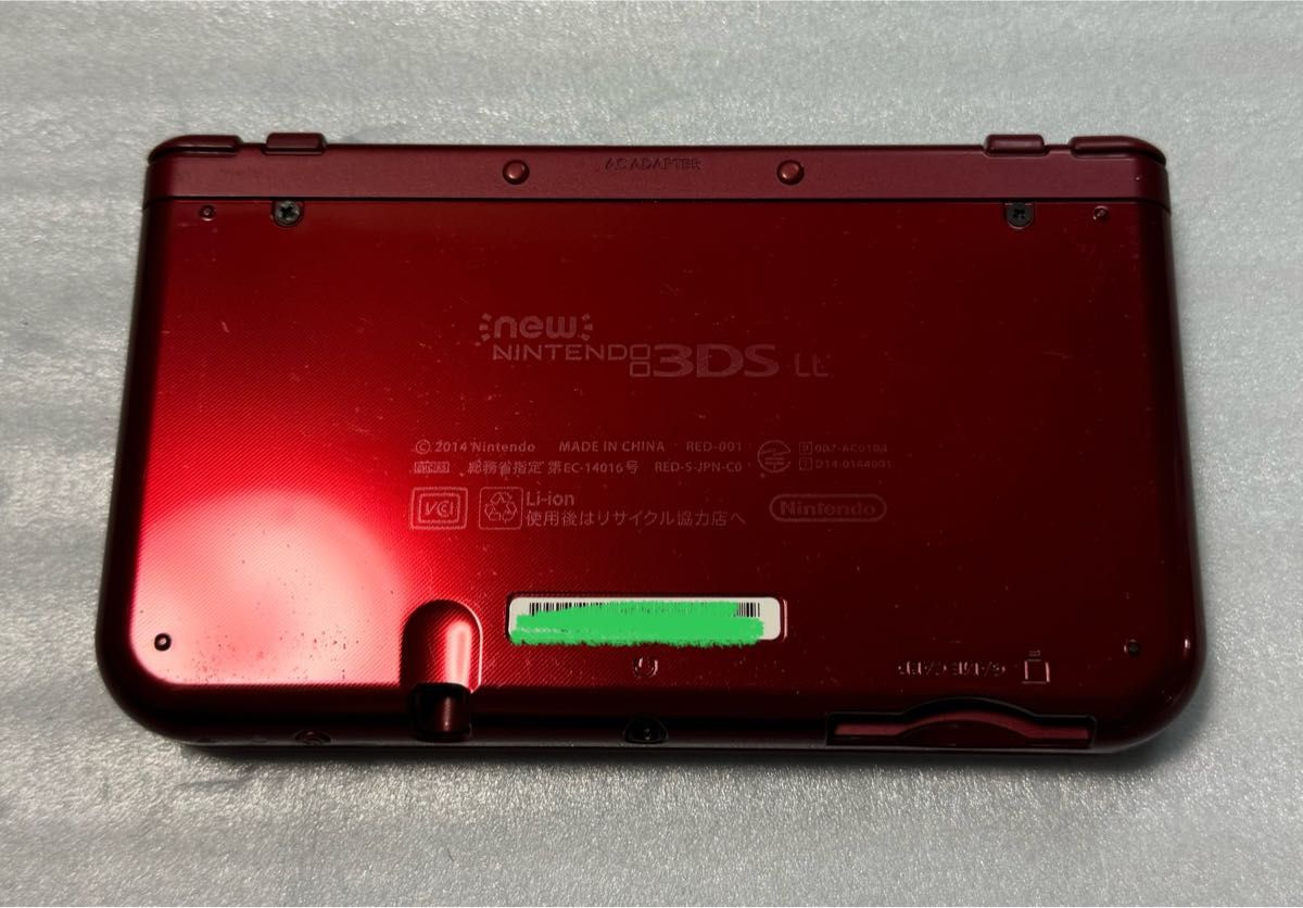 【正常動作品】 Newニンテンドー3DS LL メタリックレッド NEW Nintendo 3DSLL New3DSLL 本体のみ