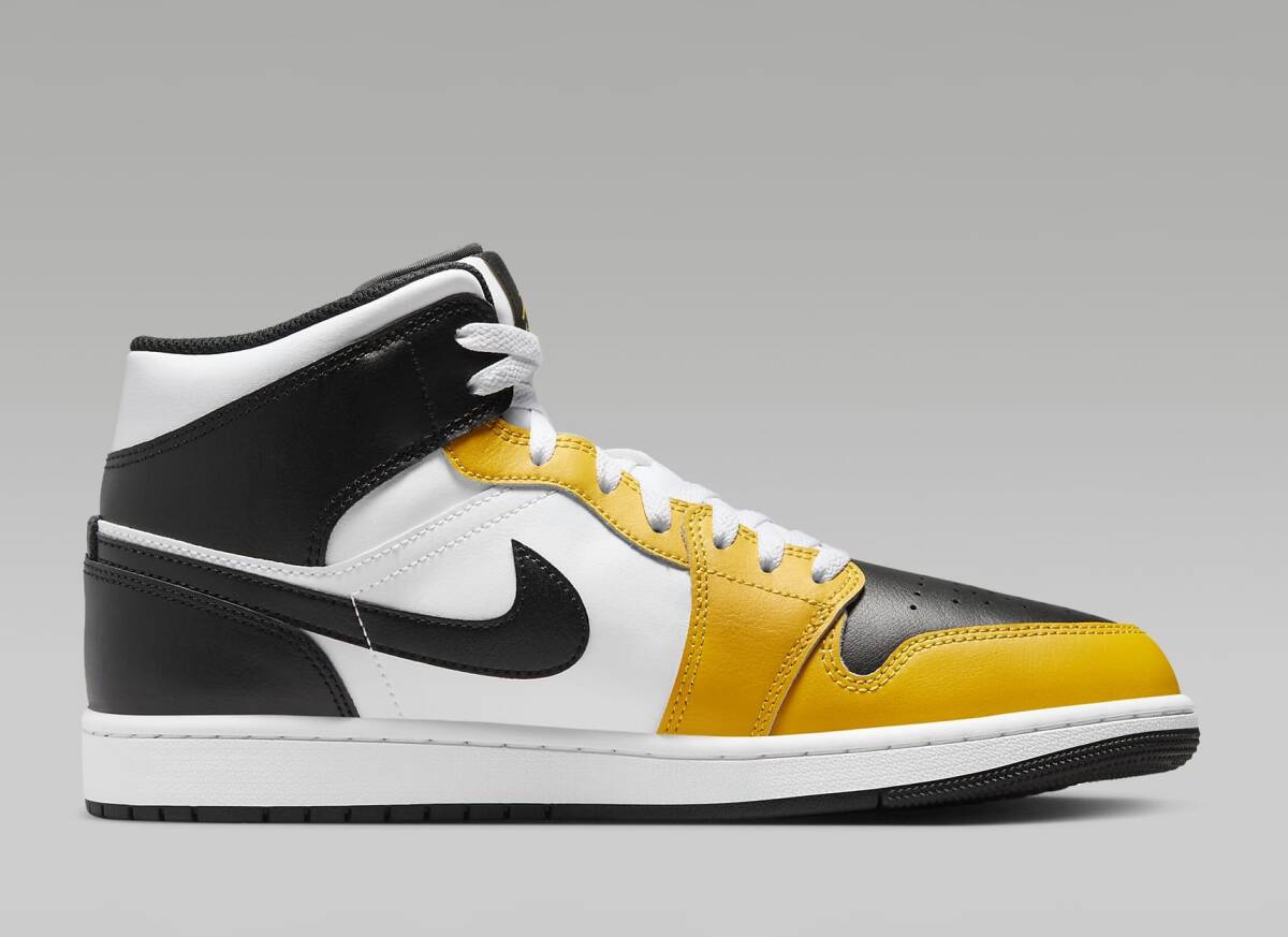  new goods 29.0cm Nike air Jordan NIKE AIR JORDAN 1 MID yellow oak ru black yellow color white black box attaching unused regular goods genuine article DQ8426-701