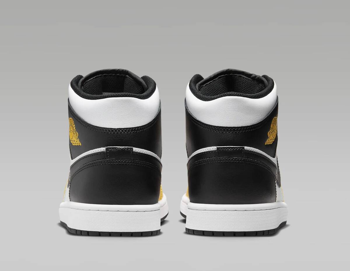  new goods 29.0cm Nike air Jordan NIKE AIR JORDAN 1 MID yellow oak ru black yellow color white black box attaching unused regular goods genuine article DQ8426-701