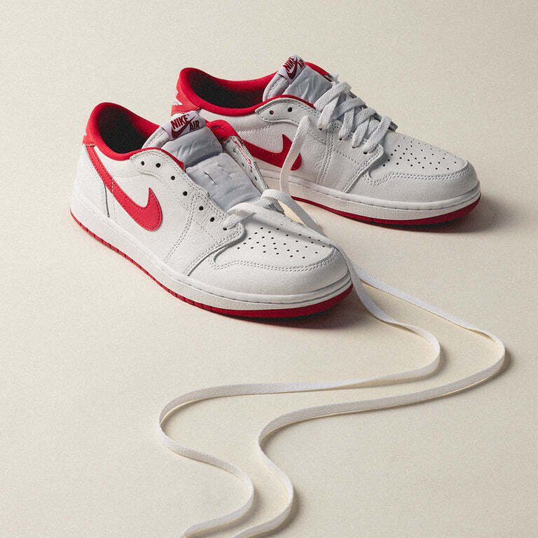 新品 28.5cm ナイキ エア ジョーダン レトロ 赤 白 White UNIVERSITY Red NIKE AIR JORDAN 1 LOW OG 箱付き 未使用 正規品 本物 CZ0790-161_画像2