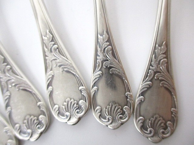 [5-144]CHRISTOFLE FRANCE Chris to full spoon 6 pcs set cutlery 