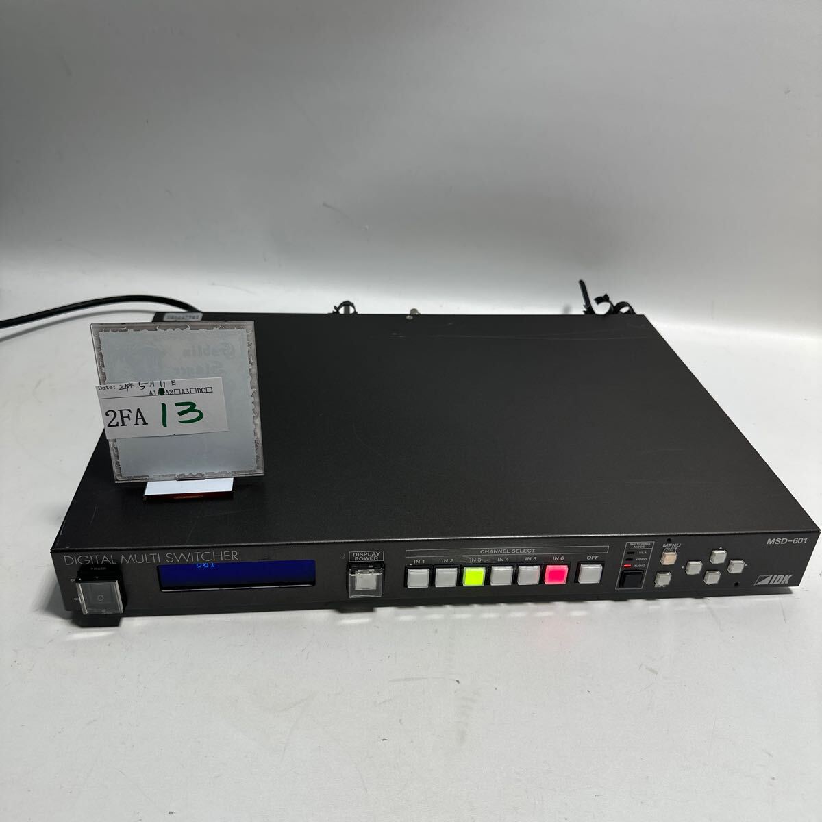 [2FA13]IDK digital multi switch .MSD-601 used present condition exhibition operation goods (240511)