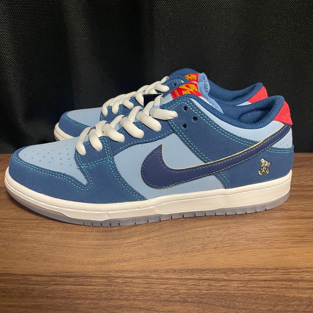 Why So Sad × Nike SB Dunk Low Blue Speed Yellow-University Why So Sad × Nike SB Dunk Low Blue Speed Yellow-University