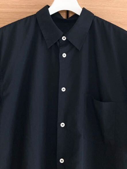 COMME des GARCONS HOMME DEUX 半袖 ポリ縮絨シャツ コムデギャルソン オム ドゥ 山口一郎 YI CDG PLUS SHIRT BLACK JUNYA WATANABE MANの画像3