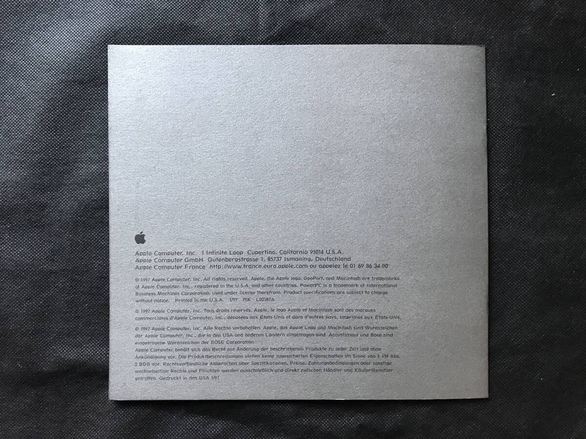 [Spartacus]Twentieth Anniversary Macintosh Macintosh 20 anniversary commemoration модель каталог s Pal ta rental 