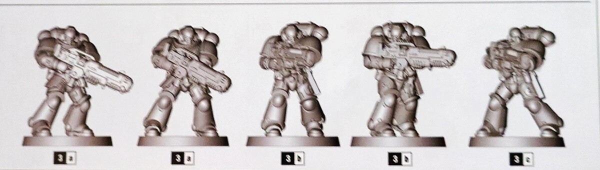 GAMES WORKSHOP CITADEL WARHAMMER ウォーハンマー DARK IMPERIUM より SPACE MARINE HELLBLASTER SQUAD_画像4