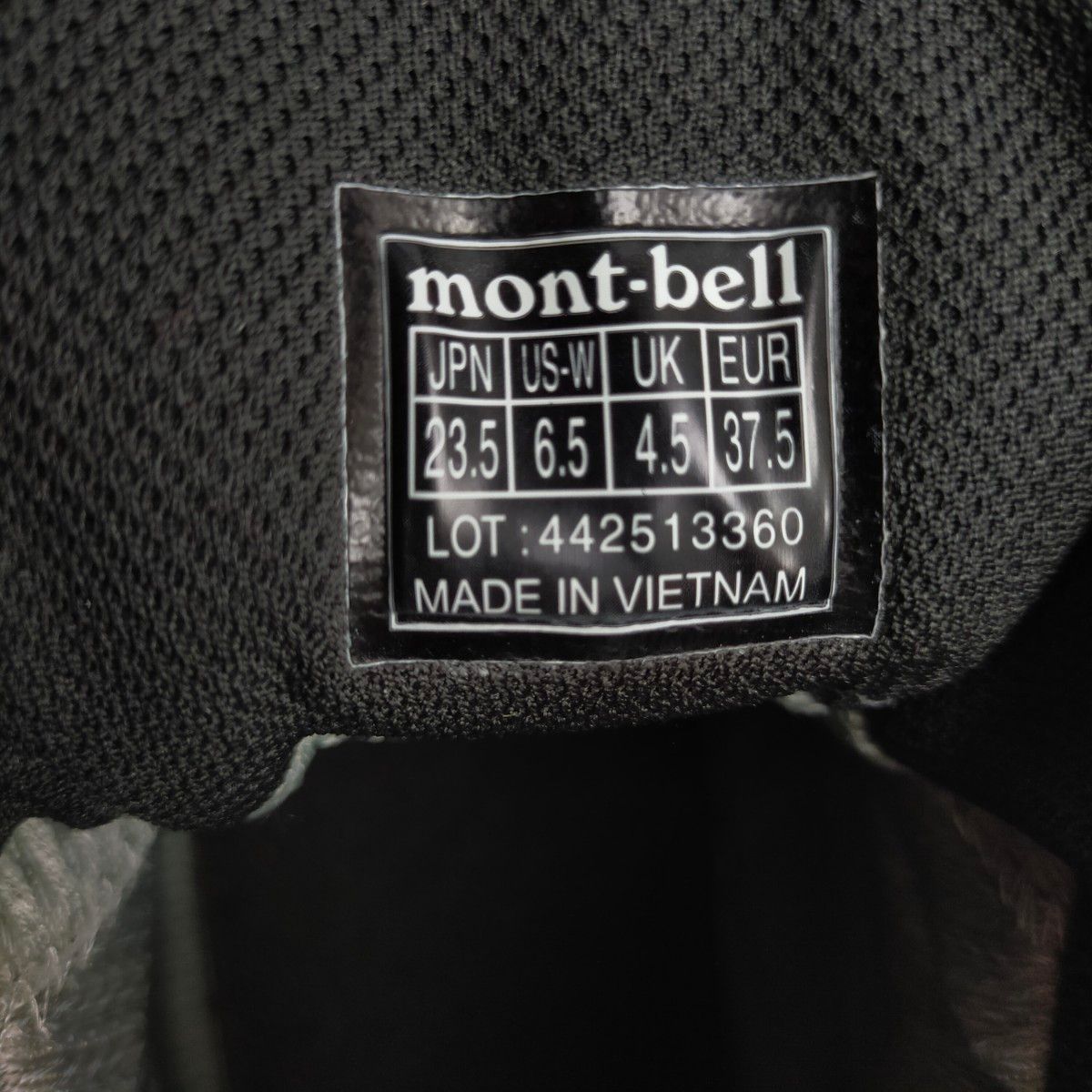 mont-bell モンベル トレッキングシューズ GORE-TEX ゴアテックス 全天候型 レディース 23.5cm