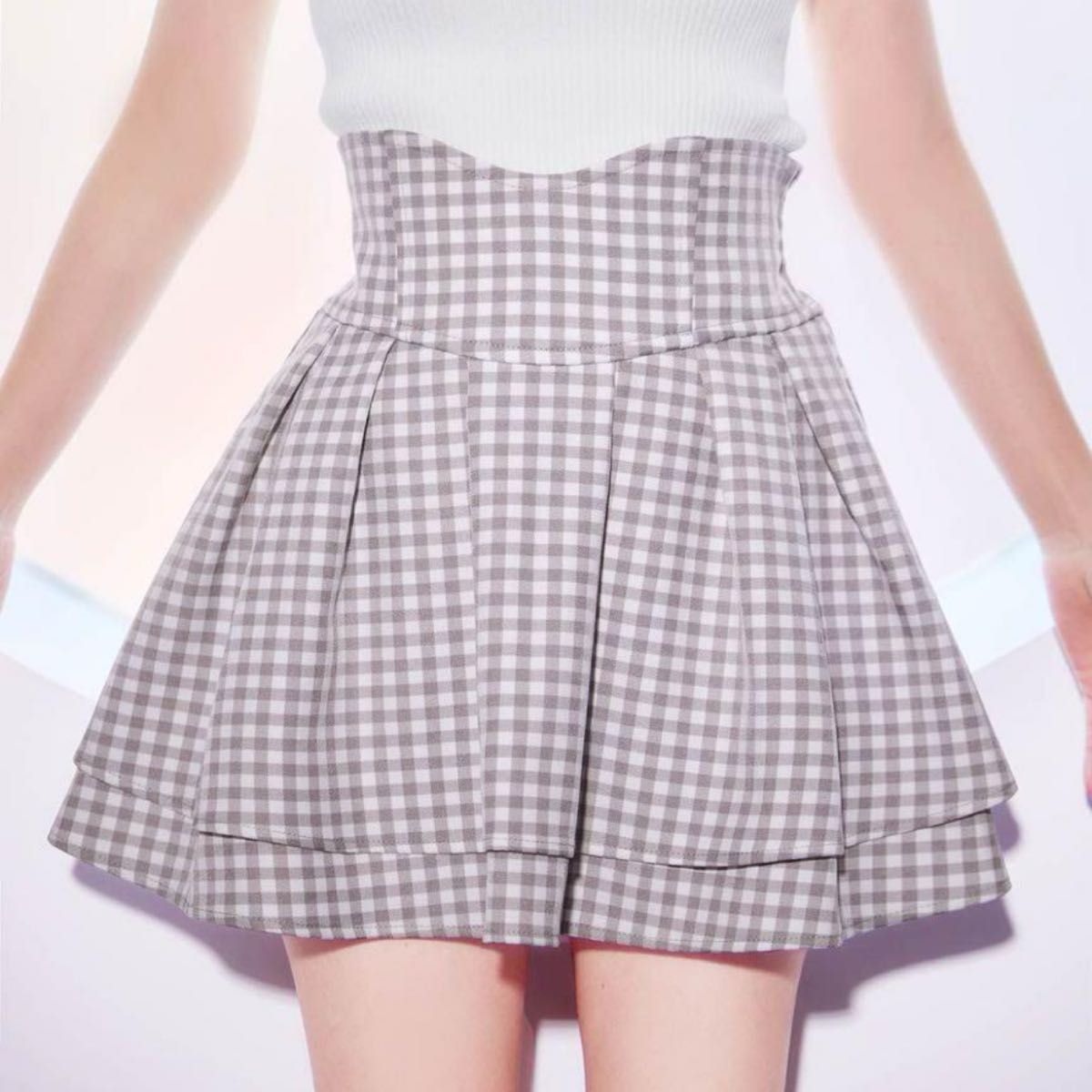 ミシェルマカロン ギンガムチェック 美脚スカート|Yahoo!フリマ ミシェルマカロン ギンガムチェック 美脚スカート|Yahoo!フリマ