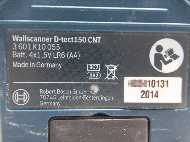 BOSCH ボッシュ コンクリート探知機 D-tect150 CNT ウォールスキャナー 測定器 管理6A0426A-A08_画像6