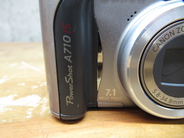 Canon キャノン PowerShot A710 IS コンパクトデジタルカメラ シルバー 付属品/説明書/元箱あり 管理6k0429O-E01の画像3